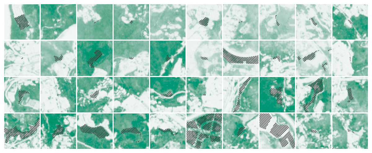 Normalized Difference Vegetation Index (NDVI, obtained summer 2016) for 40 sites in Hong Kong converted from Green Belt (GB) to Residential (R) between 2010-2015. By Ashley Scott Kelly, 2017.