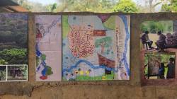 Community mapping by indigenous community network, Mae Hong Son and Tak provinces, Thailand. By Ashley Scott Kelly, 2023.