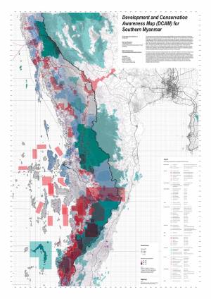 Development and Conservation Awareness Map. By Ashley Scott Kelly, 2017.