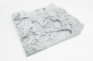 3d-printed model. By LU Stephanie, 2014.