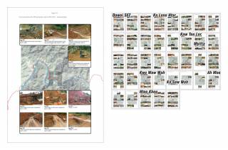 Construction photos from ITD work progress reports (2011-2013). By Ashley Scott Kelly, 2019.