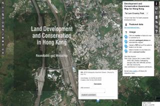 Development and Conservation Awareness Map (DCAM) for Hong Kong case study, 2016.
