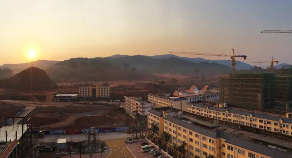 Boten Special Economic Zone at China-Laos border. By Ashley Scott Kelly, 2018.