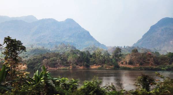 Karen/Kayin State, Myanmar viewed from Tak province, Thailand. By Ashley Scott Kelly, 2023.