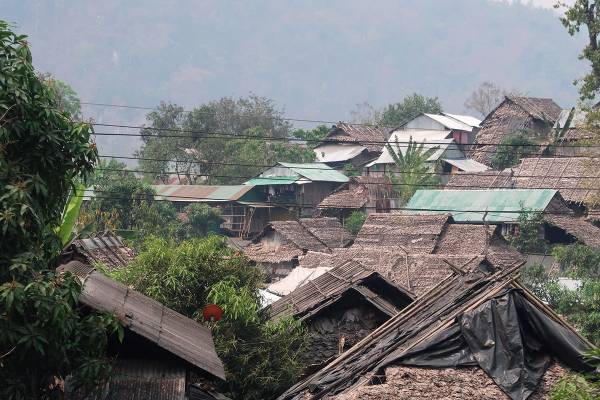 Mae La, Thailand’s largest refugee camp. By Ashley Scott Kelly, 2023.