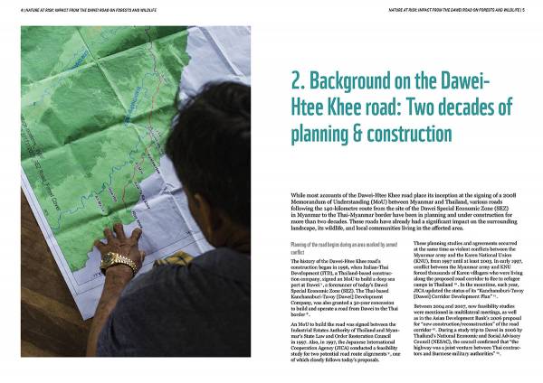 Nature in peril: The risk to forests and wildlife from the Dawei-Htee Khee Road, 2019.