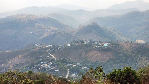 Overlook at Omkoi district, Chiang Mai province, Thailand. By Ashley Scott Kelly, 2023.